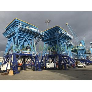 Wholesale Wheel Mounted Steel Structure Eco Hopper Nachine Unloading Bulk Cargoes from china suppliers