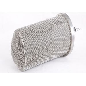 150mm Diameter 400 Microns Mesh Cylinder Strainer Micro Porous