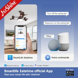 60w Household Electric Ceiling Light With Fans In Chandelier Designer