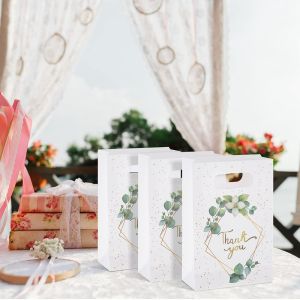 Custom Luxury D Cut Gift Paper Bag For Boutique With CMYK Printing And Color