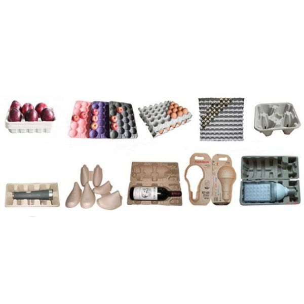 Professional Pulp Molding Egg Tray Making Machine / Equipment 1200Pcs/H