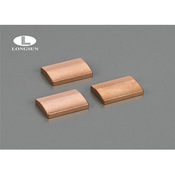 Silver Plated Contacts Alloy / Tri - Metal Composite Button Contact Low