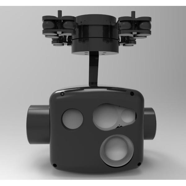 Black Color Thermal Camera Electro Optical Tracking System , Eo Ir Imaging