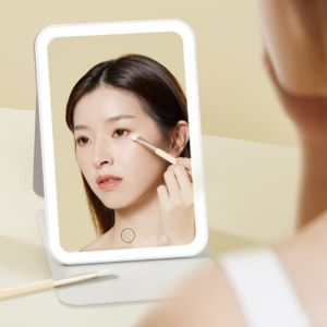 Wholesale Professional Manufacturer Portable Custom Logo Led Compact Mirror