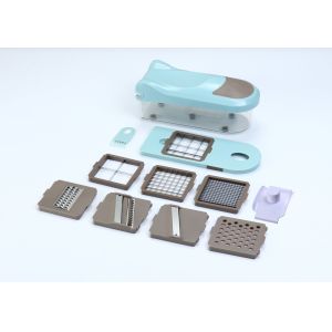 ABS SS Kitchen Vegetable Chopper With Container For Cheese Carrots Onion Tomato