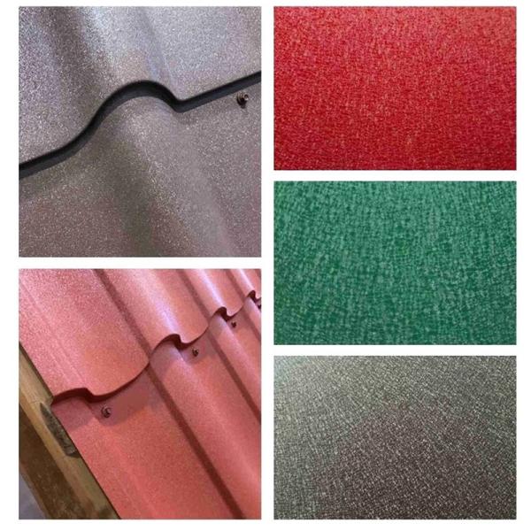 RAL8019 PVDF 40-years Matt Textured Steel Coil PPGL AZ150, Z275 PPGI 0.50×1250 HDP Painted Galvanized Steel Metal Roof
