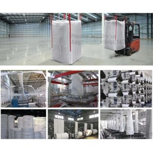 coated polypropylene woven 1 ton bag big bulk bag for fertilizer with PE liner