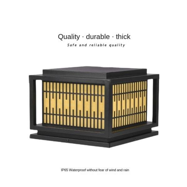 Outdoor Garden Fence Lighting with 80 CRI and 3500K Warm White Color Temperature