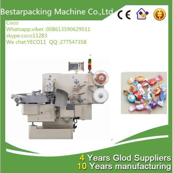 Quality Double twist chocolate wrapping machine with Automatic hopper for sale