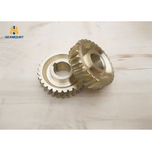Customized Bronze Brass Worm Gear Anti Abrasion High Load Capacity