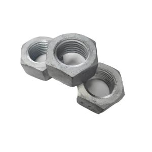 Hot Dip Galvanizing Din 934 Nut Polished Finish Grade 8.8 Carbon Steel Hex Nut
