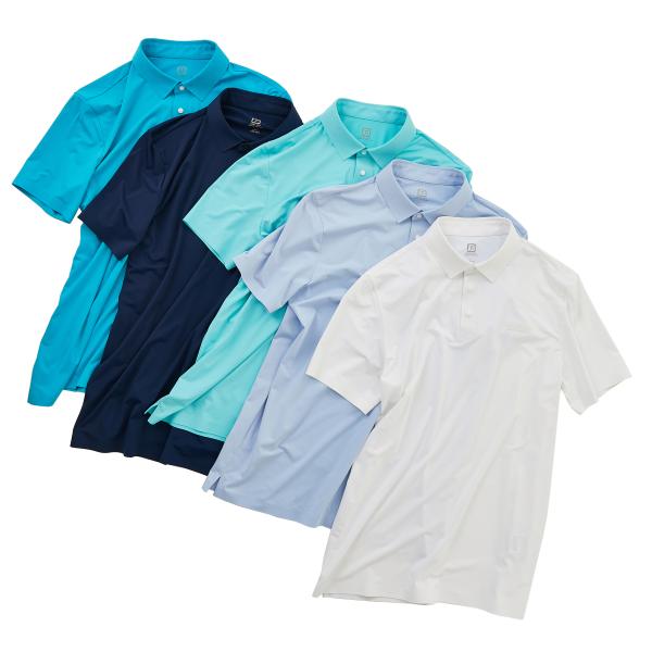 Male Breathable Polo Shirts Formal T-Shirt with Oversize Seamless Design