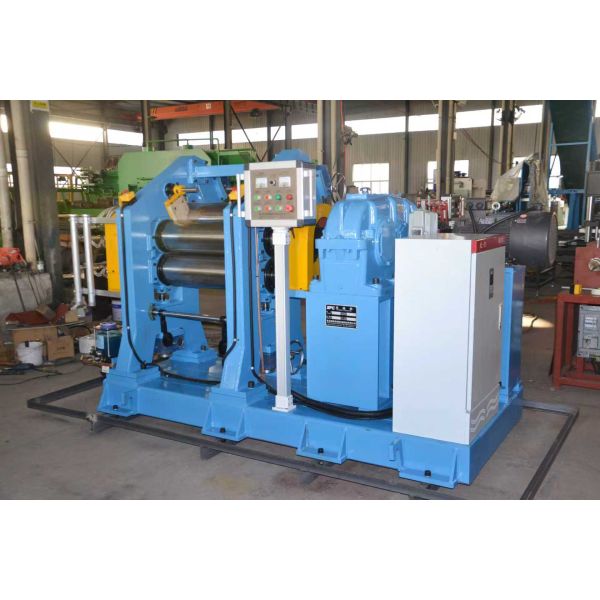 Three Roller Rubber Calender Machine front view