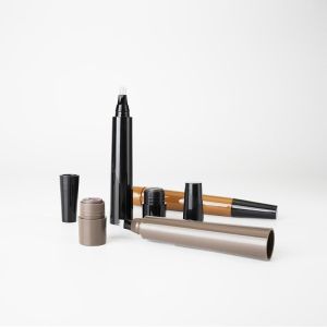 Conveniently Designed Liquid Eyebrow Container for Eye Liner Pencil