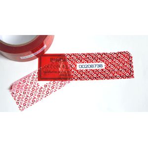 China Conventional Packaging Tamper Seal Tape With OPENVOID Hidden Message on sale