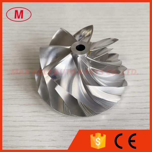 G25-660 1380-1 54.28/67.40mm 7+7Blades LEP style turbo aluminum 2618/Milling/billet compressor wheel for 858161-5003S