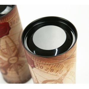 Carefully Crafted Wine Cylinder Gift Box With Custom Shaped