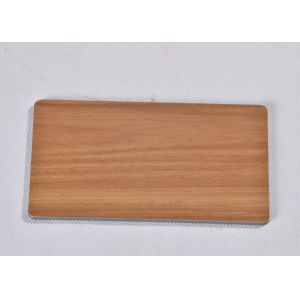 6594 Fireproof Aluminium Composite Panel With Wood Effect Cladding Sheets