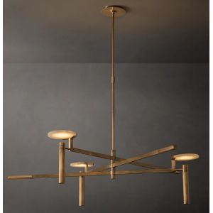 Wholesale 45&quot; Crystal Brass Chandelier Customized Disc Chandelier Light 12W from china suppliers