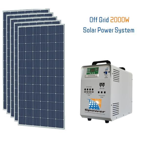 Quality Sinewave Inverter 2000 Watt Solar Power Home Kits Off Grid for sale