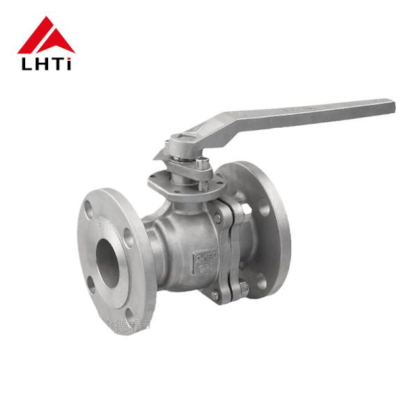 American Standard 2 Way Light Weight Titanium Alloy Ball Valve Gr2 DN 50 Class 150-600 For Industrial Uses
