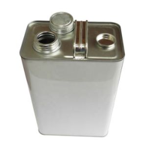 Empty Custom Auto Lubricant Metal Packaging Engine Oil Tin Can