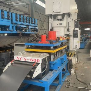 Metal Walk Platform Scaffolding Making Machine With Hydraulic Cutting