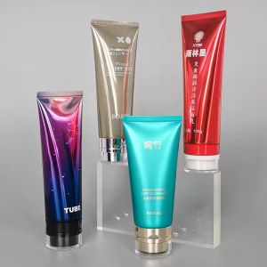 Offset Printing Refillable Squeeze Tubes Custom Luxury Packaging Tubes 200ml