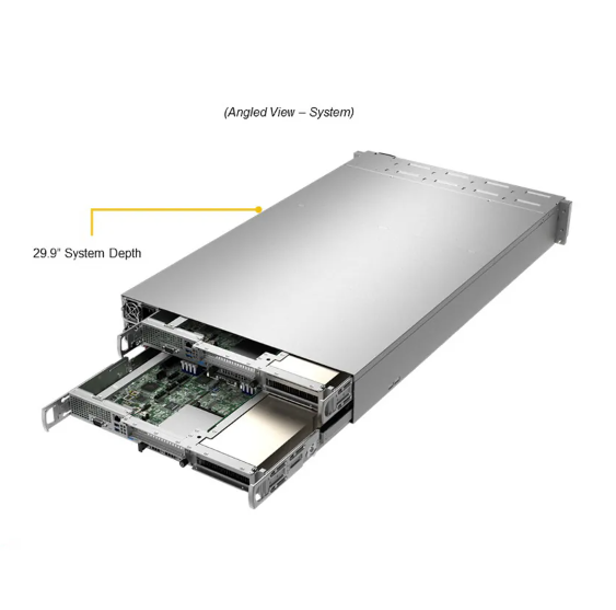 Wholesale Supermicro SYS-210GP-DNR GPU Server 2U Rackmount with 1TB DDR4 RAM 3 GPUs per Node and 2600W Titanium Power Supply from china suppliers