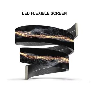 Flexible LED Display P4 Indoor Fixed Advertising Cylindrical LED Display Screen