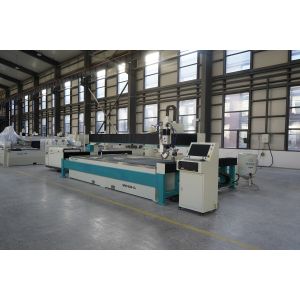 5 axis 4000 * 2000 mm Water Cutter Laminated Glass Mosaic Water jet Cutting