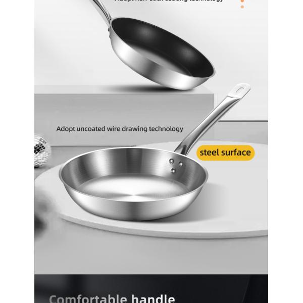Best Whole Frypan Stainless Steel Cooking Pan Induction Cookware Frypan Non Stick Frying Pan