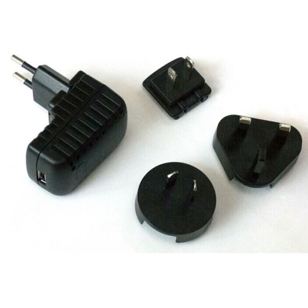 Quality 5V 1A USB power adapter interchangeable plug AC DC adapter for sale