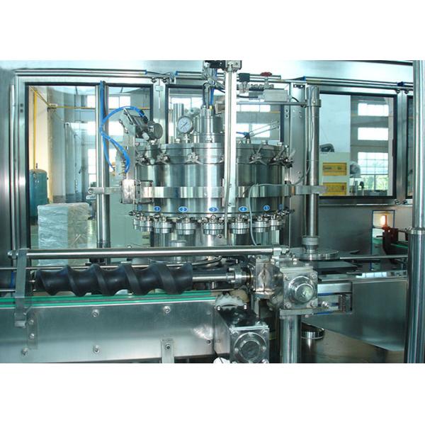 SGS 2 Sealing Head Cans Filling Machine For Fruit Juice