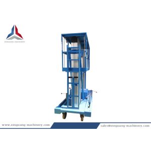Double Mast Hydraulic Aluminum Lift Table with 10m Working Height