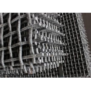 Anti Clogging Rectangular Slot 1.2m 1.3m 1.5m Width Crimped Wire Mesh