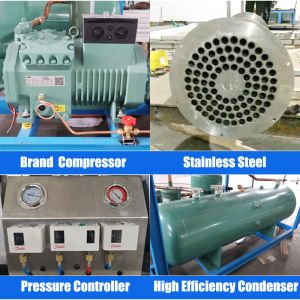 8 tons Stainless Steel Tube Ice Machine Automatic Output 10T/24H Customizable