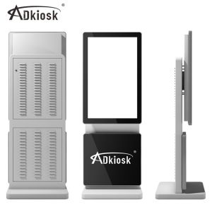 LCD Rotatable 49 inch Advertising Digital Signage Display Player 1080P