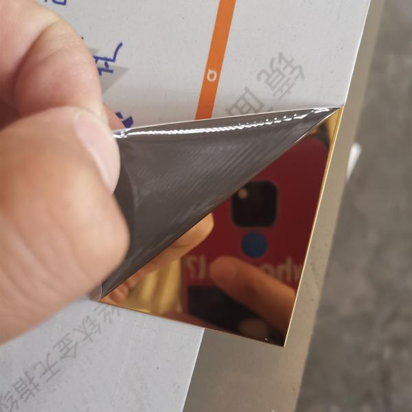 304 Mirror Stainless Steel Sheet Titanium Gold Material Panels 1000-2000mm Width