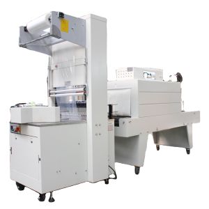 PET Bottles Automatic Labeling Machine Pneumatic Film Shrinking Machine