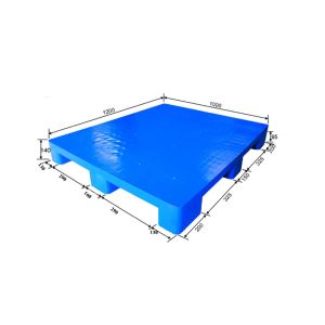 Single Side Nestable Plastic Pallet 120*120cm Polyethylene Plastic Skids