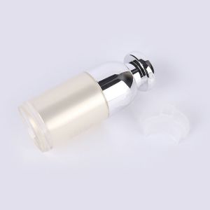 Pink Flat Head 1ml/T 30g Refillable Frosted Cosmetic Bottles