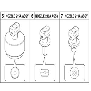 YAMAHA YG100 215A SMT Nozzle KGS-M7750-A1X Small Size 1 Year Warranty