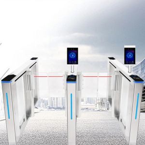 Smart Speed Gate Turnstile Optical Coating Swing Gate Turnstile With Face