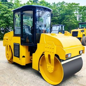 Hydraulic 6 Ton Road Compactor Double Drum Asphalt Roller Machine for Road