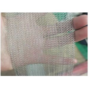 100% Customized 38mm Width Knitted Copper Wire Mesh For Gas Liquid Filter