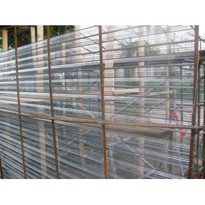 Wall Structure Galvanized Expanded Metal Lath 10cm Rib Distance Formwork Mesh