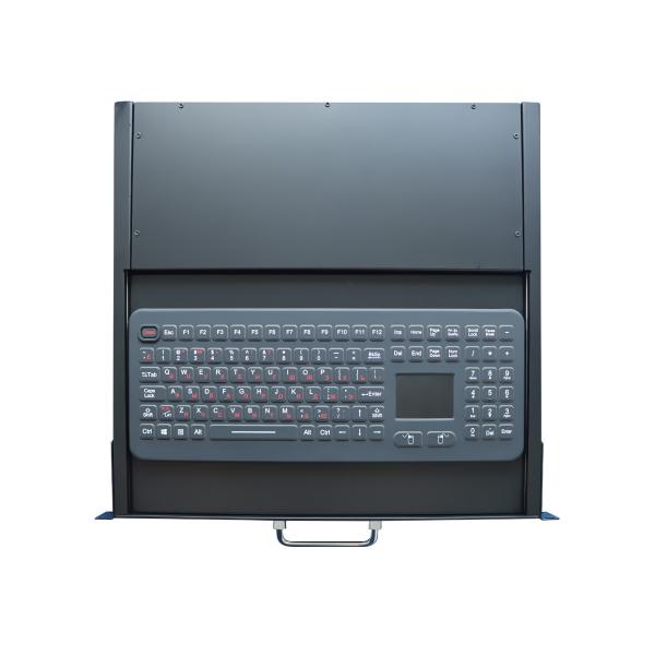 Quality IP65 Dynamic Industrial Drawer Keyboard Rugged PS2 USB With Touchpad for sale