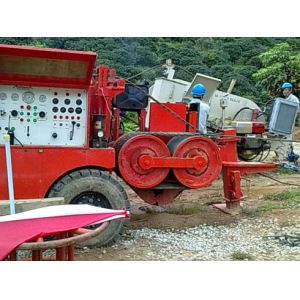 Cable Stringing Equipment Hydraulic Cable Puller Winch 220KN Capacity