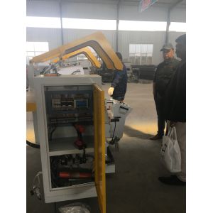 Double Mitre Cut Aluminium Profile Sawing Machine , Aluminium Saws Machinery 3